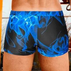 Men's Swim Trunks Swim Shorts Swimwear Bottoms Drawstring Swimming Surfing Beach Water Sports Printed Summer Spring