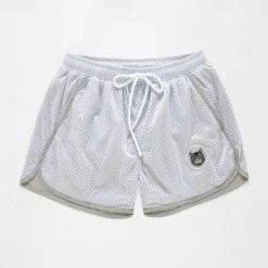 Men's Swim Trunks Swim Shorts Quick Dry Lightweight Board Shorts Bathing Suit with Pockets Mesh Lining Drawstring Swimming Surfing Beach Water Sports Solid Colored Summer