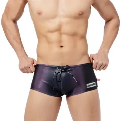 Men's Swim Trunks Swim Shorts Quick Dry Board Shorts Bathing Suit Drawstring Swimming Surfing Beach Water Sports Solid Colored Summer