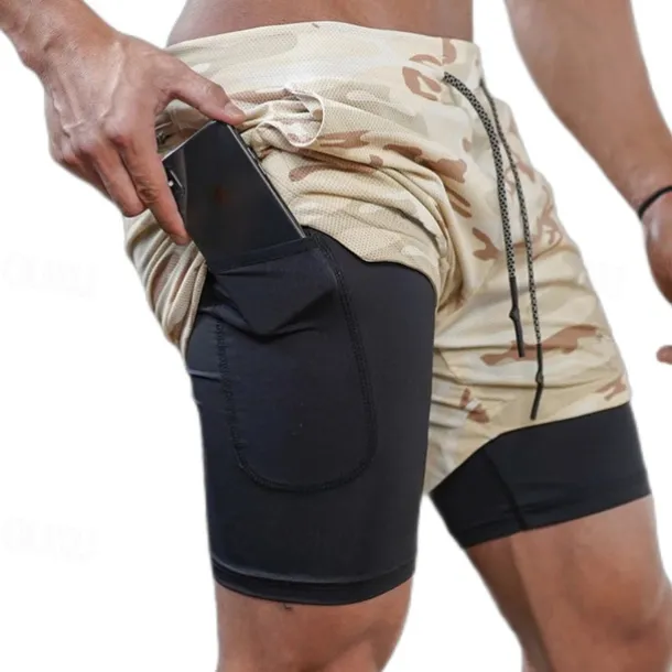 Men's Swim Trunks Swim Shorts Quick Dry Lightweight Board Shorts Bathing Suit with Pockets Compression Liner Drawstring Swimming Surfing Beach Water Sports Solid Colored Summer