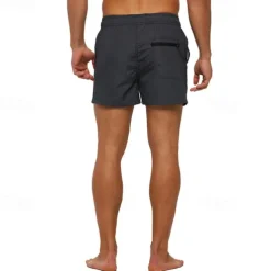 Men's Swim Trunks Swim Shorts Board Shorts Bottoms Drawstring with Pockets Swimming Surfing Beach Water Sports Patchwork Solid Colored Summer Spring