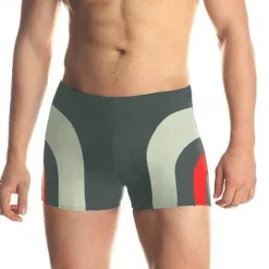 Men's Swim Trunks Swim Shorts Swimwear Bottoms Swimming Surfing Beach Water Sports Printed Summer Spring