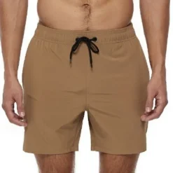 Men's Swim Trunks Swim Shorts Board Shorts Bathing Suit Drawstring with Pockets Swimming Surfing Beach Water Sports Solid Colored Summer Spring