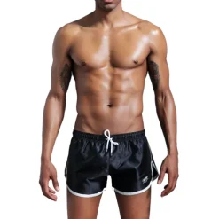 Men's Swim Trunks Swim Shorts Quick Dry Board Shorts Bathing Suit Drawstring 2 in 1 Swimming Surfing Beach Water Sports Solid Colored Summer