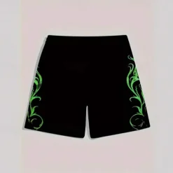 Men's Swim Trunks Swim Shorts 4-Way Stretch Fabric Board Shorts Bottoms Drawstring with Pockets Swimming Surfing Beach Water Sports Tropical Printed Summer Spring