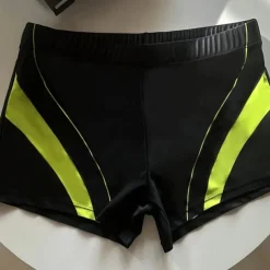 Men's Swim Trunks Swim Shorts Spandex Swimwear Bottoms Swimming Surfing Beach Water Sports Patchwork Summer Spring