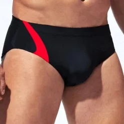 Men's Swim Trunks Swim Shorts Swimwear Bottoms Swimming Surfing Beach Water Sports Patchwork Summer Spring