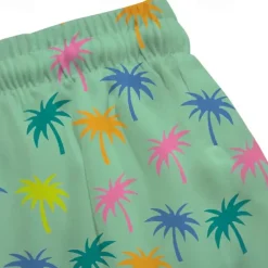 Men's Swim Trunks Swim Shorts 4-Way Stretch Fabric Board Shorts Bottoms Drawstring with Pockets Swimming Surfing Beach Water Sports Tropical Printed Summer Spring