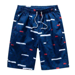 Men's Swim Trunks Swim Shorts Quick Dry Lightweight Board Shorts Bathing Suit with Pockets Drawstring Swimming Surfing Water Sports Printed Summer