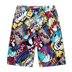 Men's Swim Trunks Swim Shorts Quick Dry Lightweight Board Shorts Bathing Suit with Pockets Drawstring Swimming Surfing Water Sports Printed Summer