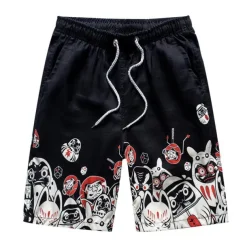 Men's Swim Trunks Swim Shorts Quick Dry Lightweight Board Shorts Bathing Suit with Pockets Drawstring Swimming Surfing Water Sports Printed Summer