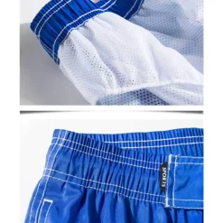 Men's Swim Trunks Swim Shorts Quick Dry Lightweight Board Shorts Bathing Suit with Pockets Mesh Lining Drawstring Swimming Surfing Water Sports Stripes