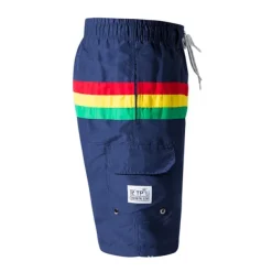 Men's Swim Trunks Swim Shorts Quick Dry Lightweight Board Shorts Bathing Suit with Pockets Mesh Lining Drawstring Swimming Surfing Water Sports Stripes Summer