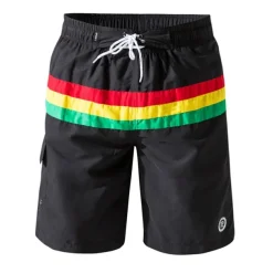 Men's Swim Trunks Swim Shorts Quick Dry Lightweight Board Shorts Bathing Suit with Pockets Mesh Lining Drawstring Swimming Surfing Water Sports Stripes Summer