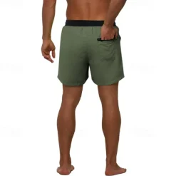 Men's Swim Trunks Swim Shorts Board Shorts Bottoms Drawstring with Pockets Swimming Surfing Beach Water Sports Patchwork Solid Colored Summer Spring