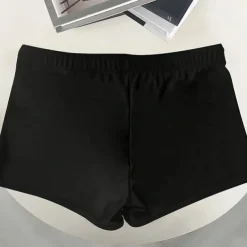 Men's Swim Trunks Swim Shorts Swimwear Bottoms Drawstring Swimming Surfing Beach Water Sports Stripes Patchwork Summer Spring