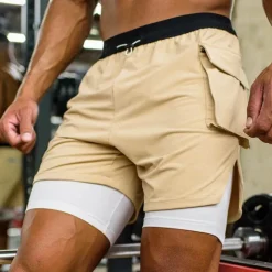 Men's Swim Trunks Swim Shorts Quick Dry Lightweight Board Shorts Bathing Suit with Pockets Compression Liner Drawstring Swimming Surfing Beach Water Sports Solid Colored Summer