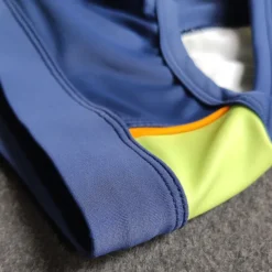 Men's Swimwear Swim Briefs Drawstring Color Block Antibacterial Leak Proof Beach Swimming Pool Fashion Simple Light Blue Red Micro-elastic