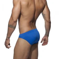 Men's Swimwear Swim Briefs Swim Thong Plain Breathable Soft Daily Wear Weekend Stylish Simple Black White