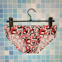 Men's Swimwear Swim Briefs Print Color Block Breathable Soft Daily Wear Weekend Stylish Simple Red Blue