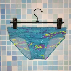 Men's Swimwear Swim Briefs Print Color Block Breathable Soft Daily Wear Weekend Stylish Simple Red Blue