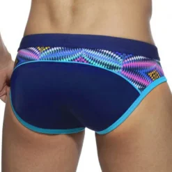 Men's Swimwear Swim Shorts Shorts Swim Briefs Print Print Comfort Breathable Outdoor Daily Going out Sports Hawaiian Black Blue