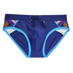 Men's Swimwear Swim Shorts Shorts Swim Briefs Print Print Comfort Breathable Outdoor Daily Going out Sports Hawaiian Black Blue