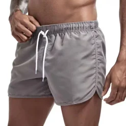 Men's Swimwear Swim Shorts Swim Trunks Plain Comfort Breathable Outdoor Daily Going out Fashion Casual Black White