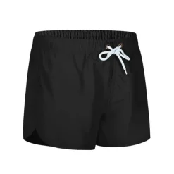Men's Swimwear Swim Shorts Swim Trunks Plain Comfort Breathable Outdoor Daily Going out Fashion Casual Black White