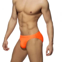 Men's Swimwear Swim Shorts Shorts Swim Briefs with Pad Plain Comfort Breathable Outdoor Daily Going out Fashion Casual Black White