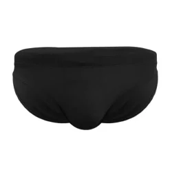 Men's Swimwear Swim Shorts Shorts Swim Briefs with Pad Plain Comfort Breathable Outdoor Daily Going out Fashion Casual Black White