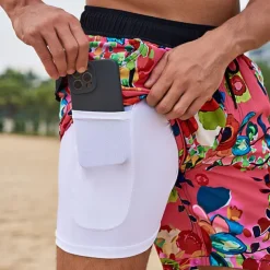 Men's Swimwear Swim Shorts Swim Trunks Plain Comfort Breathable Outdoor Daily Going out Fashion Casual Azure Black