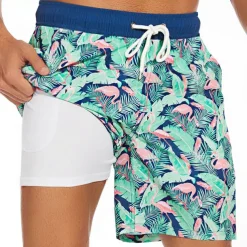 Men's Swimwear Swim Shorts Swim Trunks Plain Comfort Breathable Outdoor Daily Going out Fashion Casual Azure Black