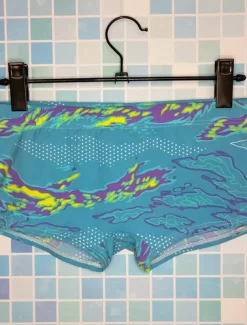 Men's Swimwear Swim Trunks Swim Briefs Print Color Block Breathable Soft Daily Wear Weekend Stylish Simple Blue Purple