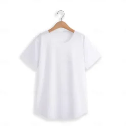 Men's T Shirt Casual Style Short Sleeve Crew Neck Summer Plain Fashion Designer Casual Classic Street Sports Holiday Black White Pink Top Tee for Men