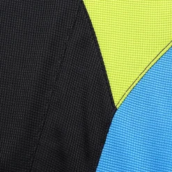 Men's T shirt Hiking Tee shirt Long Sleeve Quarter Zip Tee Tshirt Muscle T-Shirt Bodybuilding Stretch Tee Outdoor Quick Dry Workout Soft Sweat wicking Polyester Patchwork Black White Blue Gym