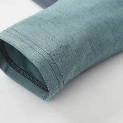 Men's T shirt Hiking Tee shirt Long Sleeve Quarter Zip Tee Tshirt Muscle T-Shirt Bodybuilding Stretch Tee Outdoor Quick Dry Workout Soft Sweat wicking Polyester Patchwork Black White Royal Blue Gym