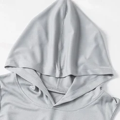 Men's T shirt Hiking Vest Sleeveless Hooded Tank Top Sleeveless Shirt Vest Top Outdoor Quick Dry Soft Sweat wicking Polyester Black White Navy Blue Climbing Camping / Hiking / Caving Traveling