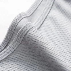 Men's T shirt Hiking Vest Sleeveless Hooded Tank Top Sleeveless Shirt Vest Top Outdoor Quick Dry Soft Sweat wicking Polyester Black White Navy Blue Climbing Camping / Hiking / Caving Traveling