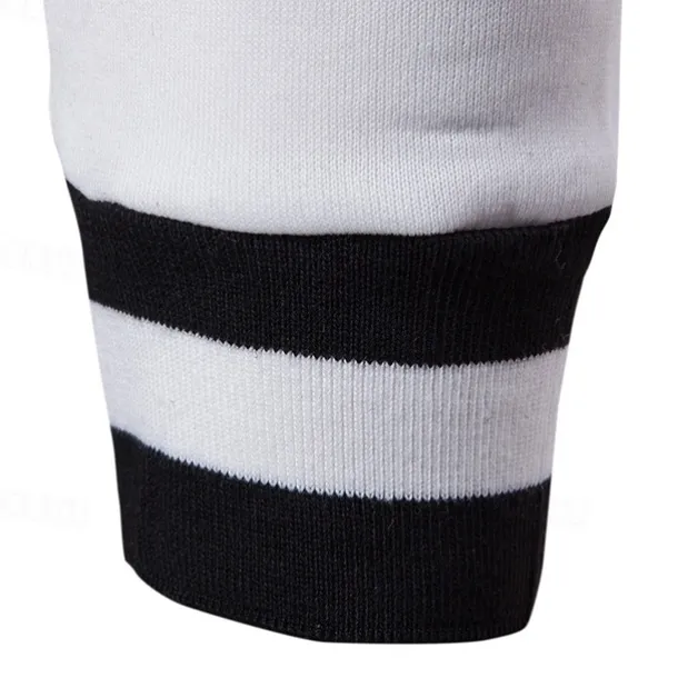 Men's T Shirt Knit Tee Long Sleeve V Neck Winter Spring & Fall Solid Color Knitwear V Neck Casual Daily Black White Yellow Top Tee for Men