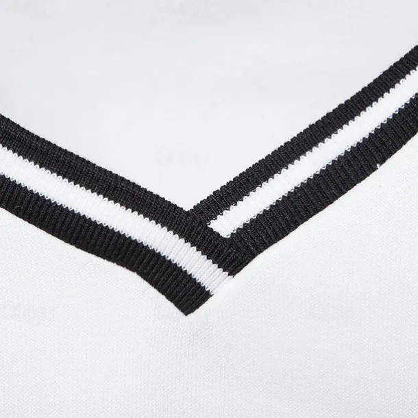 Men's T Shirt Knit Tee Long Sleeve V Neck Winter Spring & Fall Solid Color Knitwear V Neck Casual Daily Black White Yellow Top Tee for Men