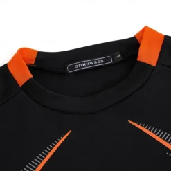 Men's T Shirt Moisture Wicking Shirts Short Sleeve Round Neck Spring, Fall, Winter, Summer Plain Muscle Athleisure Comfortable Sports Fitness Running Black White Navy Blue Top Tee for Men