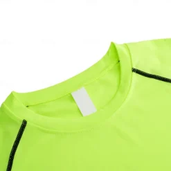 Men's T Shirt Muscle Shirt Moisture Wicking Shirts Short Sleeve Crew Neck Summer Plain Sports Fashion Lightweight Classic Style Vacation Casual Holiday Red black Black White Top Tee for Men