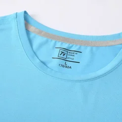 Men's T shirt Short Sleeve Crew Neck Tee Tshirt Muscle T-Shirt Short Sleeve Shirt Outdoor Quick Dry Workout Soft Sweat wicking Spandex Black White Blue Gym Climbing Camping / Hiking / Caving