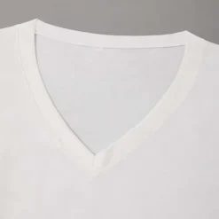 Men's T Shirt Short Sleeve V Neck Summer Plain Sports Fashion Lightweight Vacation Casual Holiday Black White Red Top Tee for Men