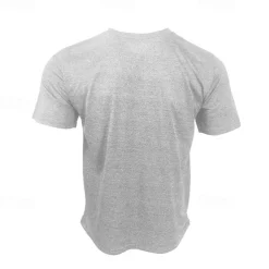 Men's T shirt Short Sleeve Crew Neck Tee Tshirt Muscle T-Shirt Short Sleeve Shirt Outdoor Quick Dry Workout Soft Sweat wicking Polyester Black White Navy Blue Gym Climbing Camping / Hiking / Caving