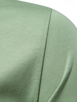 Men's T Shirt Short Sleeve Crew Neck Summer Spring Geometric Knitwear Vacation Vintage Embroidered Embroidery School Training Outdoor Black White Light Green Top Tee for Men