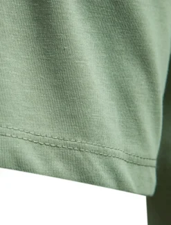 Men's T Shirt Short Sleeve Crew Neck Summer Spring Geometric Knitwear Vacation Vintage Embroidered Embroidery School Training Outdoor Black White Light Green Top Tee for Men