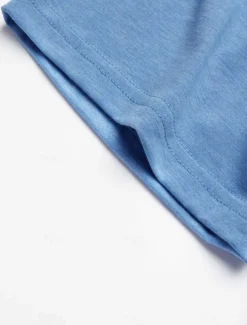 Men's T shirt Tee Henley Shirt Tee Top Plain Henley Street Vacation Short Sleeves Clothing Apparel Fashion Designer Basic