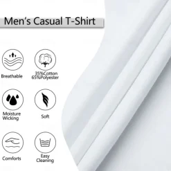 Men's T Shirt Tee Top Short Sleeve V Neck Summer Plain Sports Fashion Lightweight V Neck Vacation Casual Holiday Dark Grey Black White Top Tee for Men